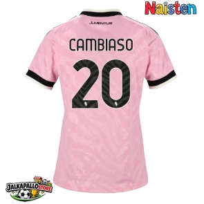 Juventus Andrea Cambiaso #20 Vieraspaita Naisten 2026-27 Lyhythihainen